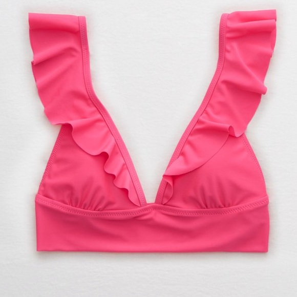 aerie Other - 👙Aerie Ruffle Longline Bikini Top
